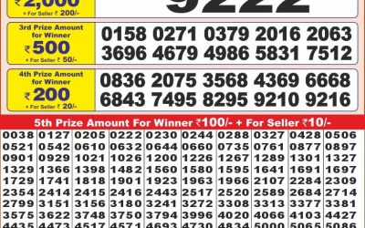 Punjab State Dear 10 friday Weekly Lottery 28.12.24 6PM Result