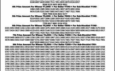Dear 2000 monthly lottery 25.1.2025 8pm result