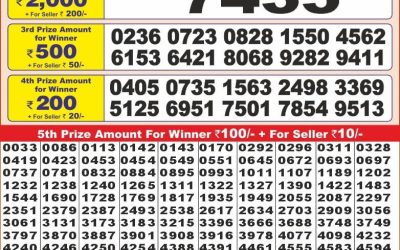 Punjab State Dear 10 friday Weekly Lottery 31.1.25 6PM Result