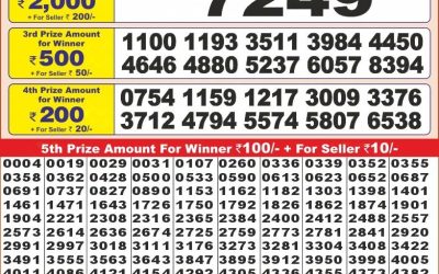 Punjab State Dear 10 Silver Wednesday Weekly Lottery 1.01.25