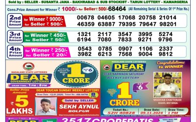 Dear meghna Friday weekly lottery 24.1.25 1pm result