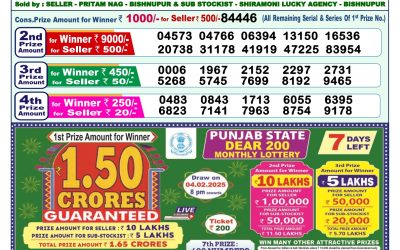 Dear godavari Tuesday weekly lottery 28.1.25 1pm result