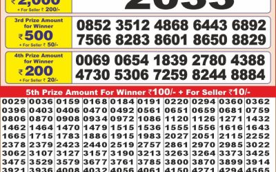 Punjab State Dear 10 monday Weekly Lottery 3.2.25 6PM Result