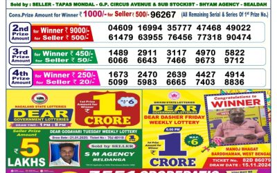 Dear comet Tuesday weekly lottery 4.2.25 6pm result