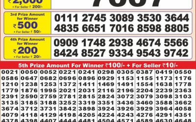 Punjab State Dear 10 Thursday Weekly Lottery 6.2.25 6PM Result