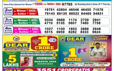 Dear vixen sunday weekly lottery 9.2.25 6pm result