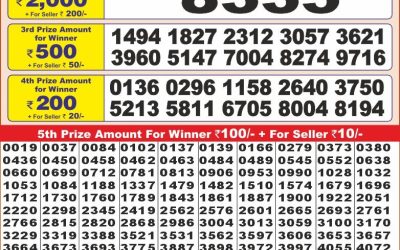 Punjab State Dear 10 sunday Weekly Lottery 9.2.25 6PM Result