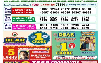 Dear mahanadi Thursday weekly lottery 20.2.25 1pm result
