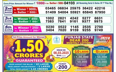 Dear godavari Tuesday weekly lottery 25.2.25 1pm result
