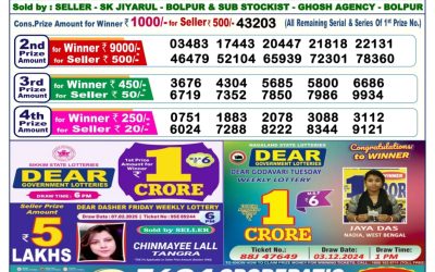 Dear comet Tuesday weekly lottery 25.2.25 6pm result