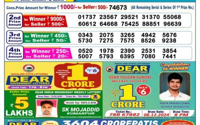 Dear vixen sunday weekly lottery 2.3.25 6pm result