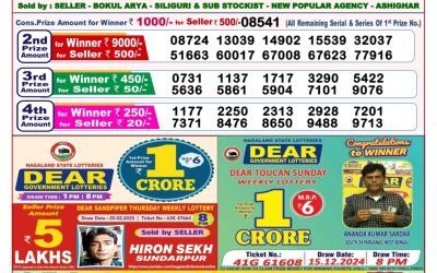 Dear pelican wednesday weekly lottery 12.3.25 8pm result