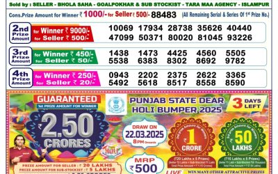 Dear cupid wednesday weekly lottery 19.3.25 6pm result