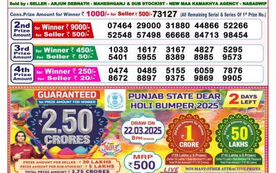 Dear sandpiper Thursday weekly lottery 20.3.25 8pm result