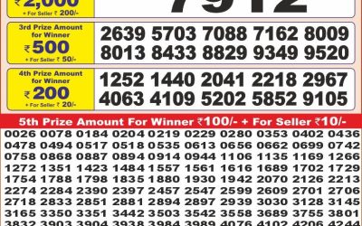 Punjab state dear 10 lottery 1.4.25 6pm result
