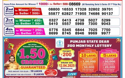 Dear seagull Friday weekly lottery 4.4.25 8pm result