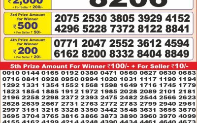 Punjab state dear 10 lottery 15.4.25 6pm result