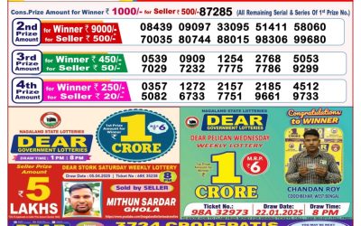 Dear sandpiper Thursday weekly lottery 24.4.25 8pm result