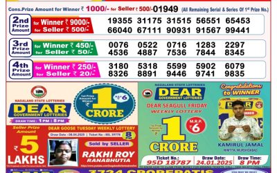 Dear toucan sunday weekly lottery 27.4.25 8pm result