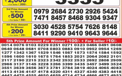 Punjab State Dear 10 monday Weekly Lottery 28.4.25 6PM Result