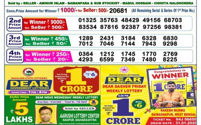 Dear vixen sunday weekly lottery 4.5.25 6pm result