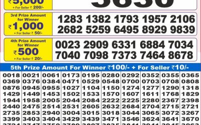 Dear 10 wonder sunday weekly lottery 4.5.25 7pm result