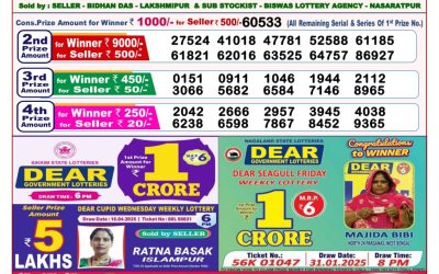 Dear toucan sunday weekly lottery 4.5.25 8pm result