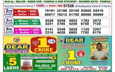Dear pelican wednesday weekly lottery 7.5.25 8pm result