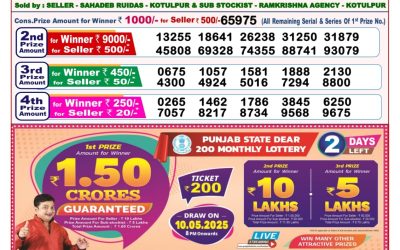 Dear sandpiper Thursday weekly lottery 8.5.25 8pm result