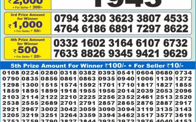 Dear 10 yellow saturday weekly lottery 10.5.25 1.30pm result