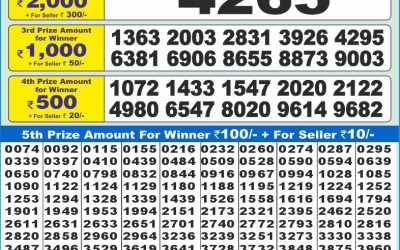 Dear 10 blue monday weekly lottery 12.5.25 1.30pm result