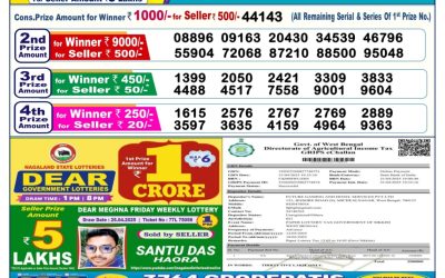 Dear blitzen monday weekly lottery 12.5.25 6pm result
