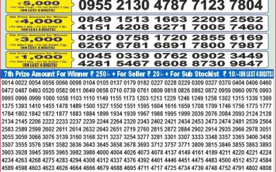 Dear 100 Ganga Thursday weekly lottery 15.5.25 5pm result