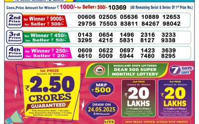 Dear donner saturday weekly lottery 17.5.25 6pm result