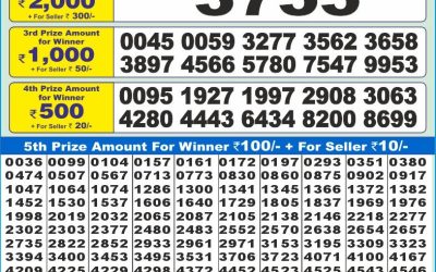 Dear 10 green Tuesday weekly lottery 20.5.25 1.30pm
