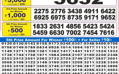 Dear 10 hard Tuesday weekly lottery 20.5.25 7pm result