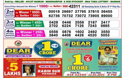 Dear pelican wednesday weekly lottery 21.05.25 8pm result