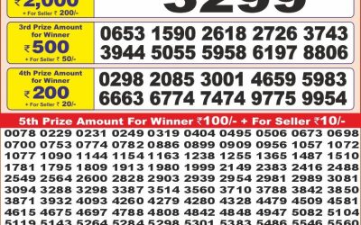 Punjab State Dear 10 Thursday Weekly Lottery 22.05.25 6PM Result