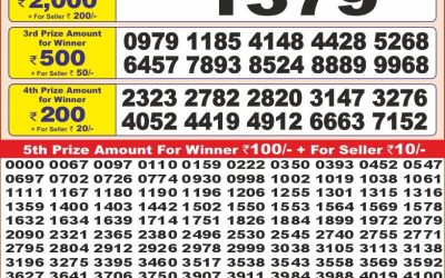 Punjab State Dear 10 friday Weekly Lottery 24.05.25 6PM Result
