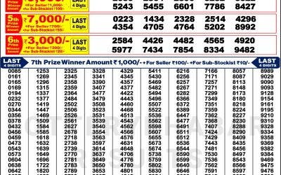 Dear 500 super monthly lottery result today 24/05/25