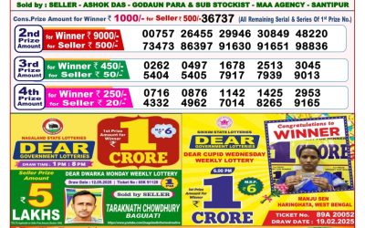 Dear toucan sunday weekly lottery 25.05.25 8pm result
