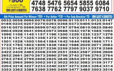 Dear super gold monday weekly lottery 26.05.25 7pm result