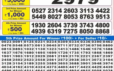 Dear 10 Strong Thursday weekly lottery 29.05.25 7pm result