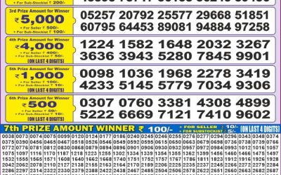 Dear 50 satluj Friday weekly lottery 30.05.25 5pm result