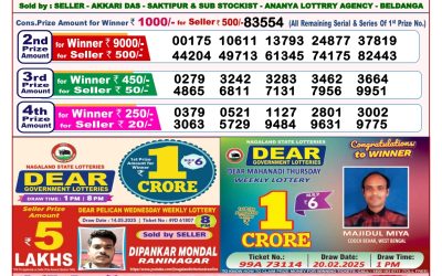 Dear pelican wednesday weekly lottery 28.05.25 8pm result