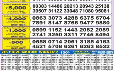 Dear 50 satluj Friday weekly lottery 06.06.25 5pm result