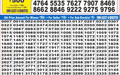 Dear Super Silver Friday weekly lottery 06.06.25 7pm result