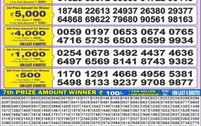 Dear 50 ravi sunday weekly lottery 08.06.25 5pm result