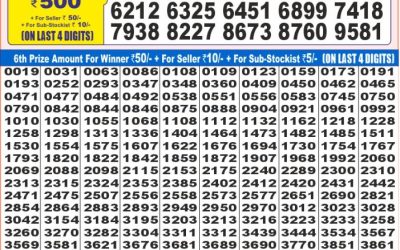 Dear super diamond Tuesday weekly lottery 10.06.25 7pm result
