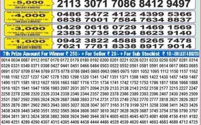 Dear 100 Gomti saturday weekly lottery 14.06.25 5pm result
